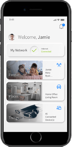 Home screen of the ExperienceIQ mobile app